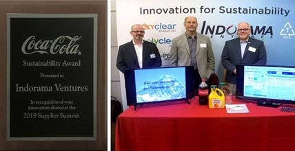 IVLTeam's tweet photo. Salute to our #IVLTeam for winning the Coca-Cola Sustainability Award presented at Coca-Cola’s Supplier Summit 2019 in Atlanta, GA, USA.
IVL Go! Go! Susty Go! Go!
#IVLTeam
#IndoramaVentures
#FuTuRePET
#Susty
#sustainability
#Innovation
https://t.co/mRtPmmRjMo https://t.co/6hyTo7eNYe