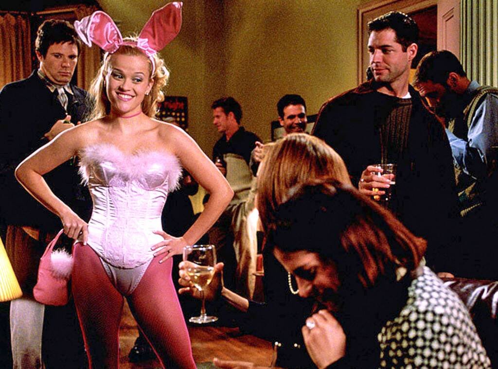 made me fall in love with Reese Witherspoon - Elle in the bunny suit has me...