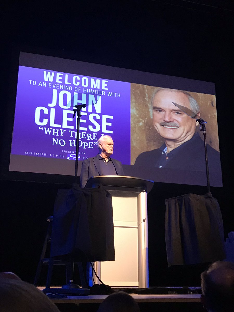 All John Cleese’s book recommendations highlight of my night!!