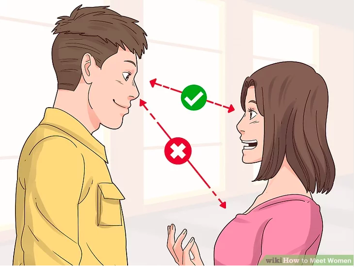 женщина смотрит в сторону. How to be a woman. пара мужчина и женщина.