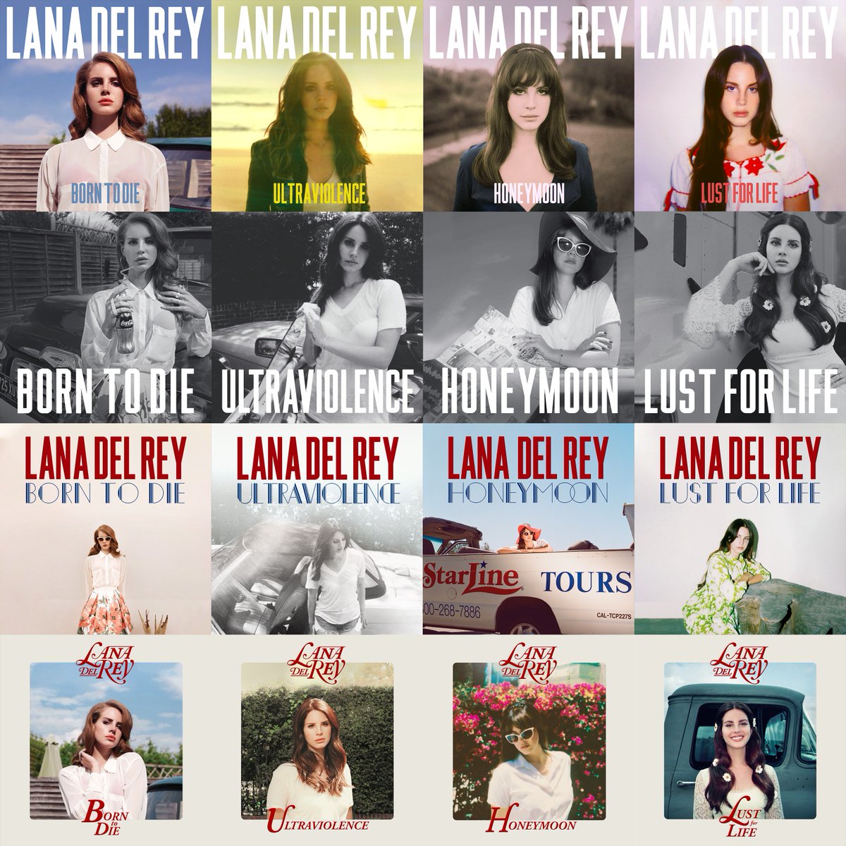 lana del rey album font