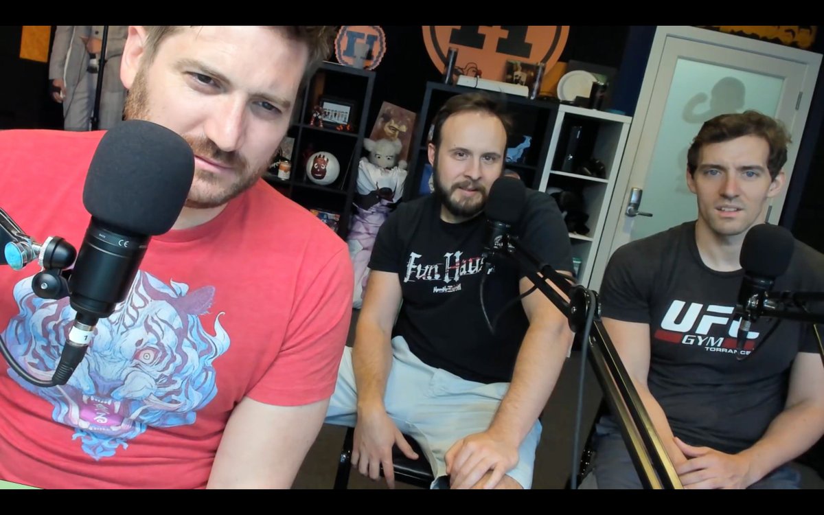 betapossum's tweet photo. this moment was cute i guess and i did my best. but also i got tired and me not finishing things is pretty on brand @FunhausTeam also why does @brucegreene wear such tight shorts?? @adamkovic @JamesWillems #funhaus #roosterteeth #brucegreene #adamkovic #jameswillems #wheelhaus https://t.co/pZ5YVvjAJH