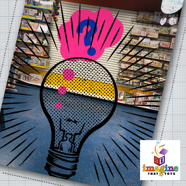 ImagineThatKS's tweet photo. What’s the BIG idea? Something new is supposed to be installed tomorrow! It will be fabulous! But in the meantime, we might just need to karaoke in all of this space! #fashion #angels #astramighty #imaginethattoys #rocketreps #toystore #imaginethattoys https://t.co/8jlh60gyow