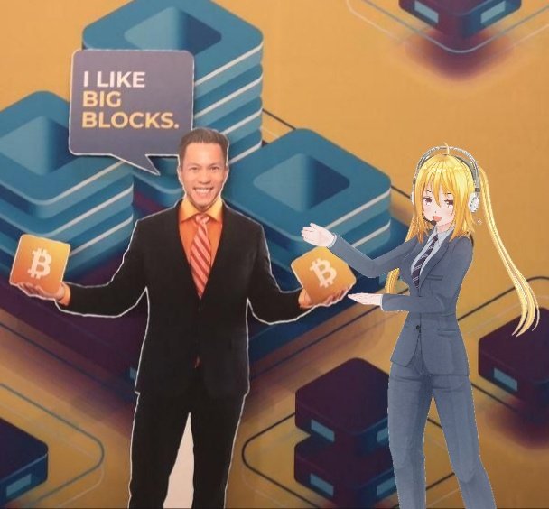 shu_BSV's tweet photo. We like big Blocks๐ฅฐ
@BitcoinAssn
#WeChooseSV
#contest
#CoinGeekToronto https://t.co/zlcNJfgkHp