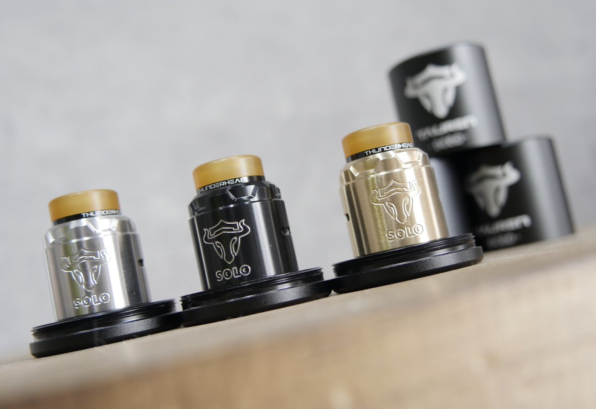 Vape_Link_jp's tweet photo. こんにちは！らーたです^ ^

☆☆☆入荷情報☆☆☆

THC Tauren SOLO RDA ☆NEW

Tauren RDAがシングルになって帰ってきた！(o^^o)
デッキ構造は是非当店にて手にとって確かめてください！！！
#Vape #RDA https://t.co/4Z9jSZ0rqi
