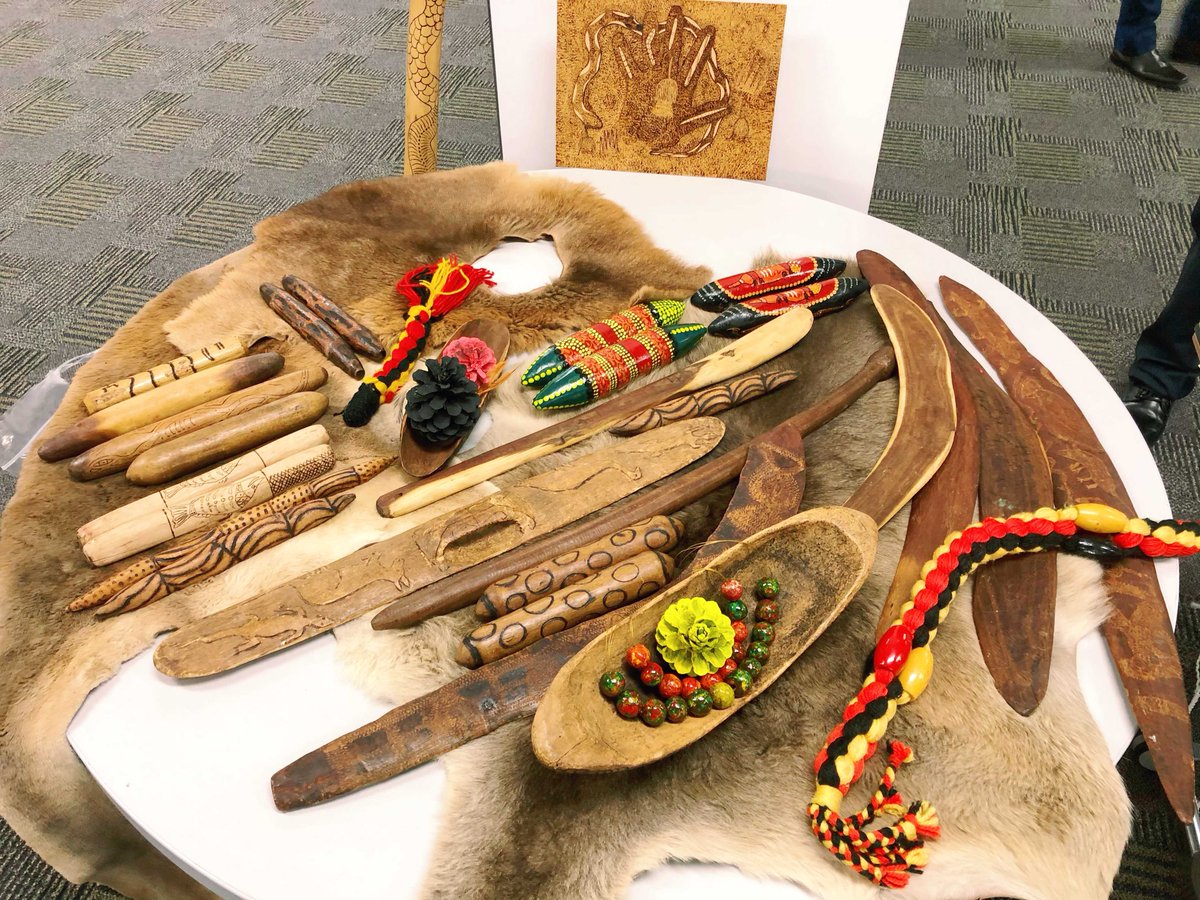 Landgate's tweet photo. A huge thank you to @asonenyitting for helping Landgate celebrate and explore Aboriginal culture. A big thank you also goes out to to Kuditj for providing us with amazing food! 😍 https://t.co/8rsdM5sZFr