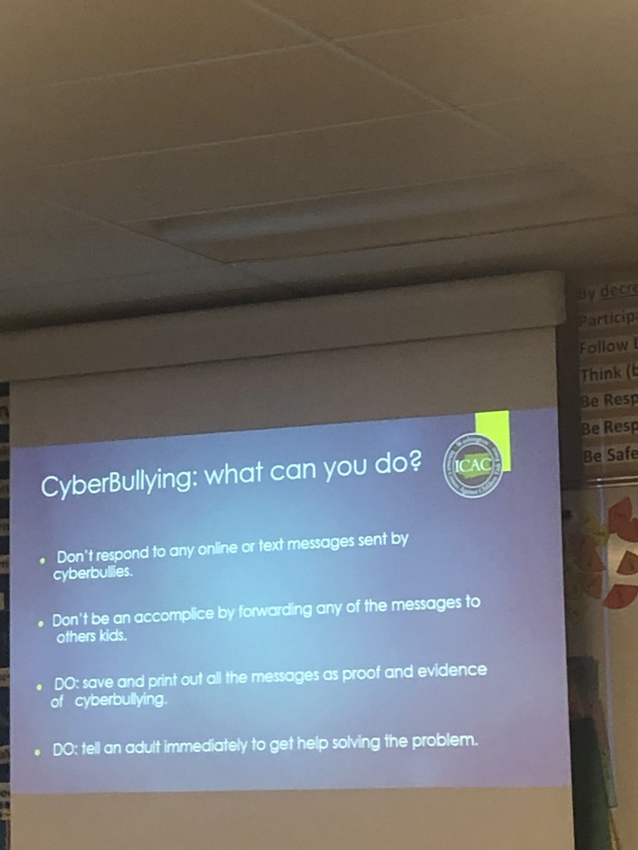 Internet Safety and Cyberbullying lessons this week for grades 3-5-courtesy of Seattle Police Department! #RSDExcellence @Renton_Schools @SeattlePolicePR