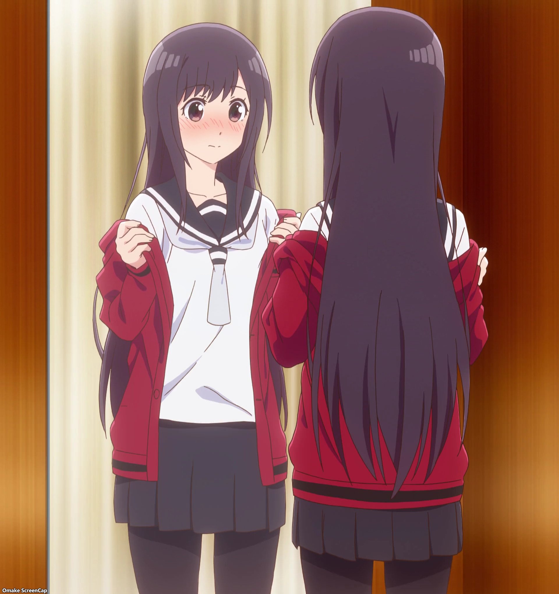 Joe Morris Nanako Looks In Mirror Nanako Tries One Piece Swimsuit Nanako Tries Two Piece With Wrap Girls Done Shopping Senryu Anime 8 T Co 4sdmv5zjpp Twitter