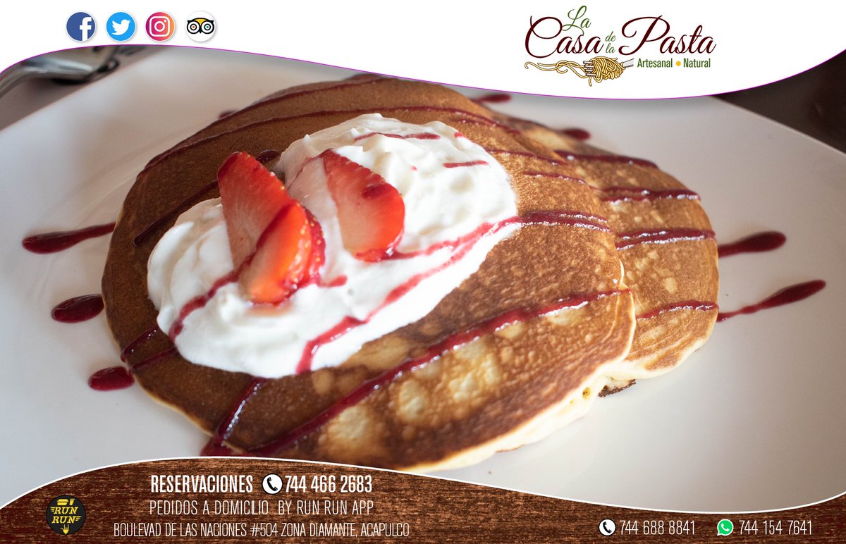 LaCasadelaPasta's tweet photo. Mañana temprano ven a desayunar con nosotros... acá los esperamos #acapulco #desayunos #gastronomia #mexico https://t.co/PLfZSWpEeS