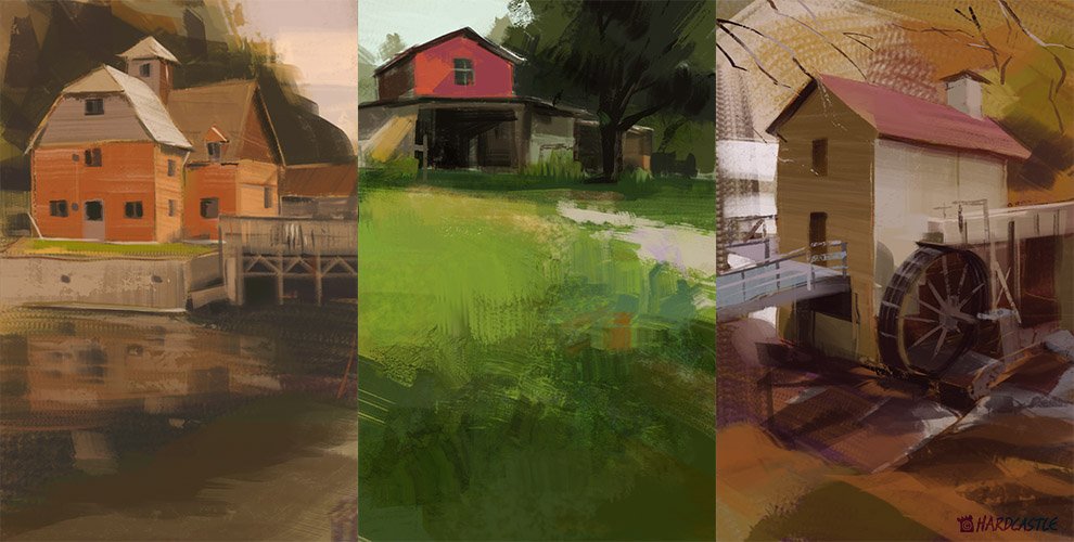 softshack's tweet photo. A few more 30min sketches. https://t.co/1WPwjDu8wX