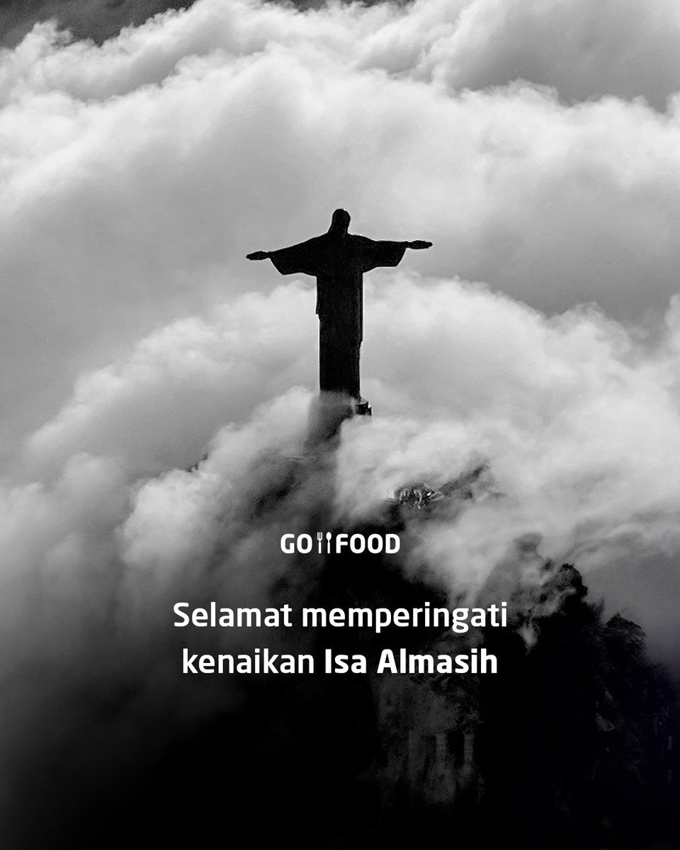 Selamat Hari Kenaikan Isa Almasih bagi Partner GO-FOOD yang memperingatinya. Semoga damai sejahtera dan pengharapan senantiasa menyertai kita semua.