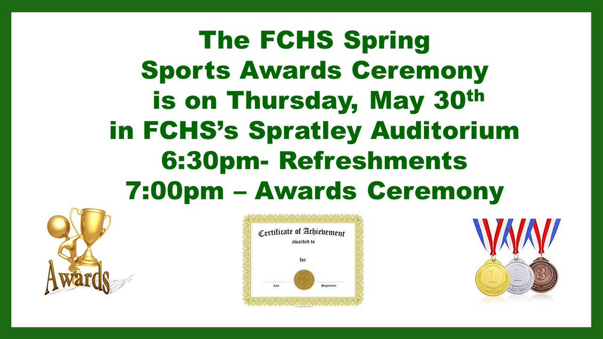 FC Athletics (@fcjagsathletics) on Twitter photo The Jaguar Spring Sports Awards Ceremony is tonight - Thursday , May 30 <a href="/FallsChurchHS/">Falls Church HS</a> ! Refreshments start at 6:30pm in the gym lobby and the ceremony starts at 7 pm in the Auditorium ! See you there Jags ! The Jaguar Spring Sports Awards Ceremony is tonight - Thursday , May 30 <a href="/FallsChurchHS/">Falls Church HS</a> ! Refreshments start at 6:30pm in the gym lobby and the ceremony starts at 7 pm in the Auditorium ! See you there Jags !