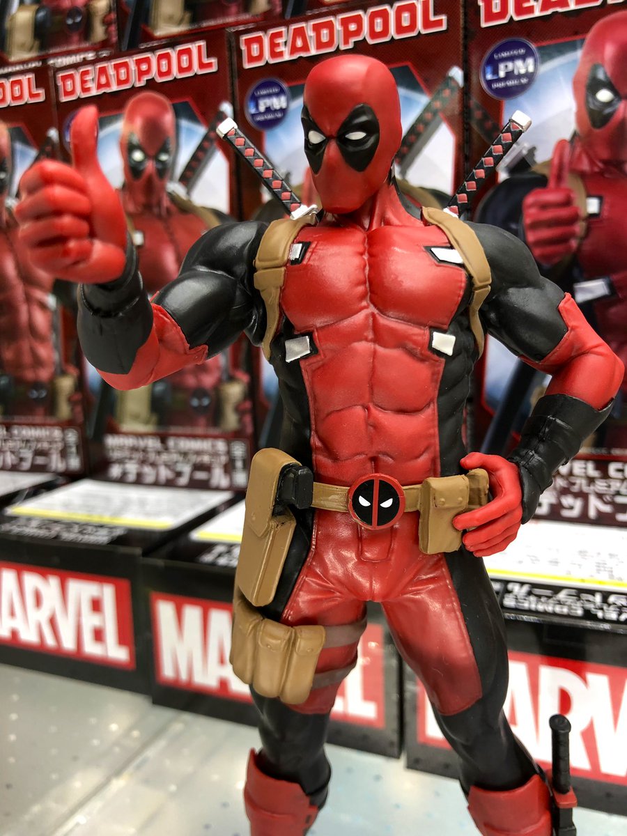 ドラマ八王子高倉店 No Twitter Deadpool Marvel Comics リミテッドプレミアムフィギュア デッドプール がufoキャッチャーに登場 ポップでキュートなデッドプールとなっています Marvel フィギュア クレーンゲーム 八王子