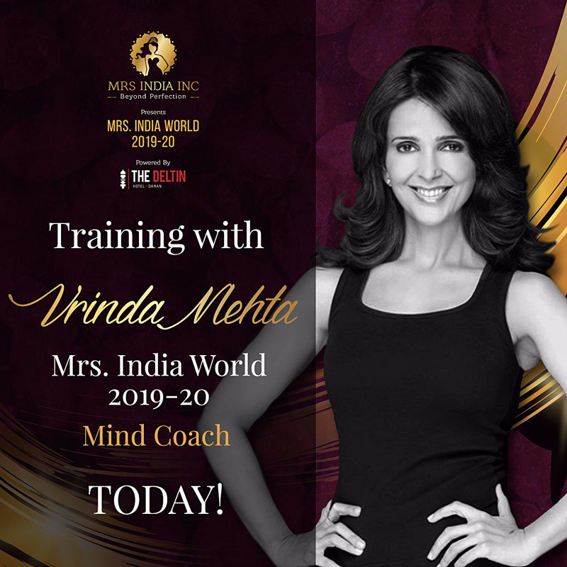 mrsindiainc's tweet photo. Stay tuned for the special mind training session with our Mind Coach @vrindaofficial Today! Stay tuned. #Shivfit #MrsIndiaInc #MrsIndiaWorld #BeyondPerfection @SmaaashShivfit @TheDeltinLife https://t.co/zVT6lCV62n