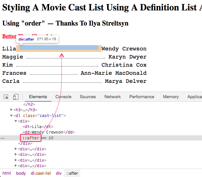 css's tweet photo. Styling A Movie Cast List Using A Definition List And Flexbox https://t.co/e5KNUiJqFa https://t.co/RBeE2Tdwq4
