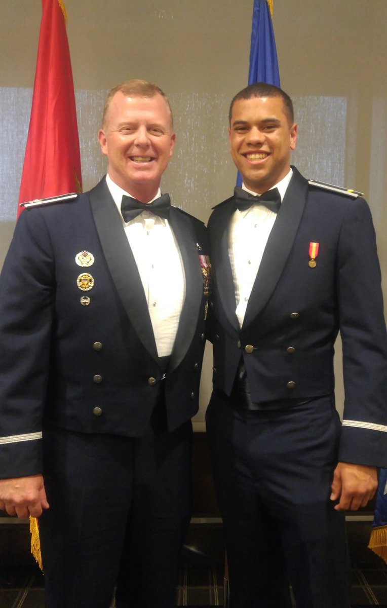 Former Basha Bear and USAFA cadet AJ Miller is now officially 2Lt AJ Miller. An honor to administer the oath of office to AJ today at his ceremony!