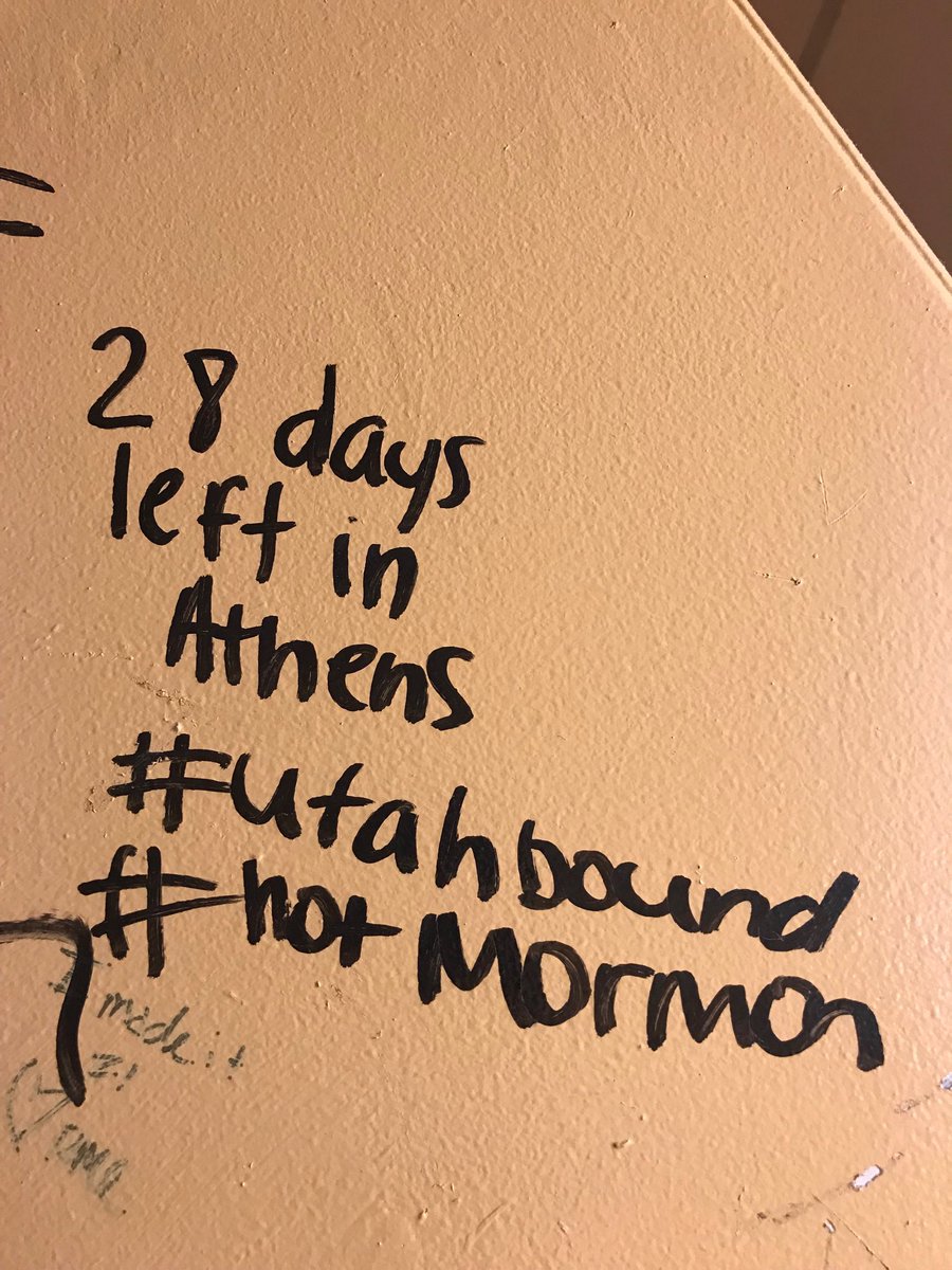 kayleighf317's tweet photo. oh my god #utahbound #notmormon athens why are you like this https://t.co/XNzhlkGgDw
