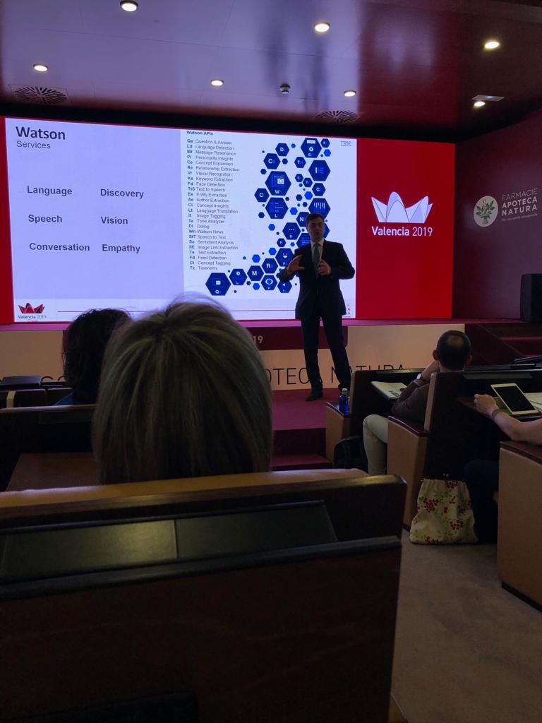 DicranB's tweet photo. Guest speaker “Corso Evoluzione @ApotecaNatura - Valencia 2019”. @IBM @IBMItalia @IBMWatson #IntelligenzaArtificiale #ArtificialIntelligence #healthcare #lifescience #WatsonSupplyChain https://t.co/AIB5pHMiGv