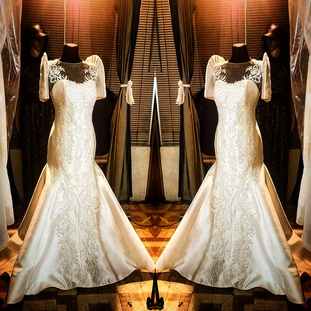 filipiniana mermaid gown