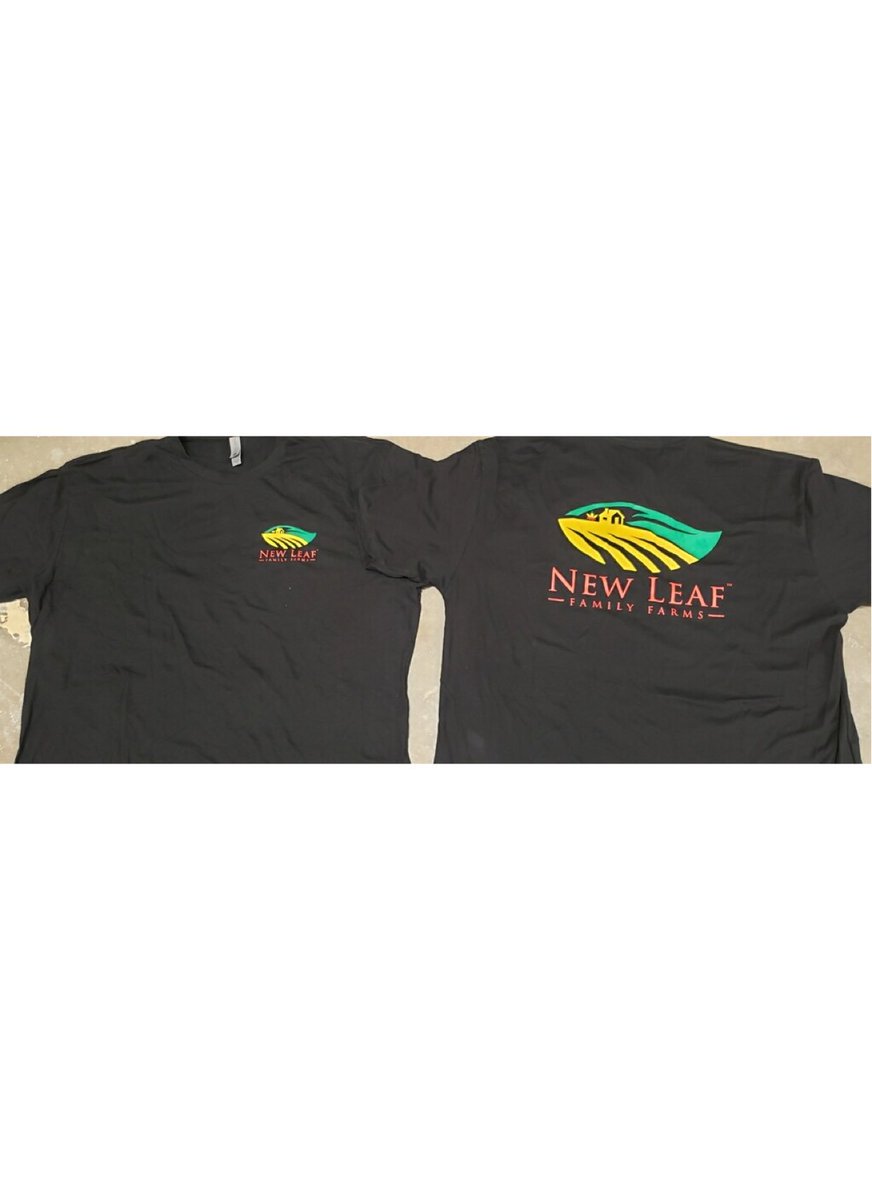 NewLeafFarms's tweet photo. We hit 1K on IG! Thank you everyone for all the follows and likes! In honor for this momentous occasion we are having a little giveaway for a FREE New Leaf Family Farms Tee Shirt!!! (Your choice of two tees featured here, Small to 2X) Rules are on IG!! #Newleaffamilyfarmsgiveaway https://t.co/C0Ybv8K39w
