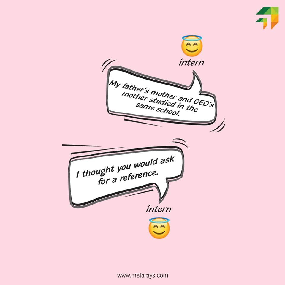 metarays's tweet photo. Post 1> Why Interning days rock!
#Internships #PosistionsOpen #Bangalore #ClientServicing #Copy #Design #Paid #Metarays #MediaConsulting #DigitalMarketing #GetAhead https://t.co/byRo2BxeGr