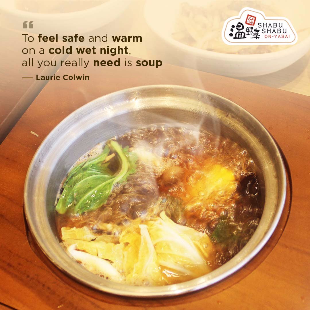 OnYasai_ID's tweet image. Not just when cold night comes, but any day all day hot pot soup all the way! Agree? 🙂

#OnyasaiID #shabushabu #kulinerjakarta