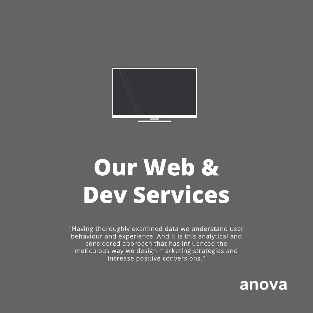 anovaLondon's tweet photo. Read more about our Web &amp; Dev services

https://t.co/R1R8wdxuTl 

#anovalondon #digitalmarketing #webdev https://t.co/dEiys6S0D5