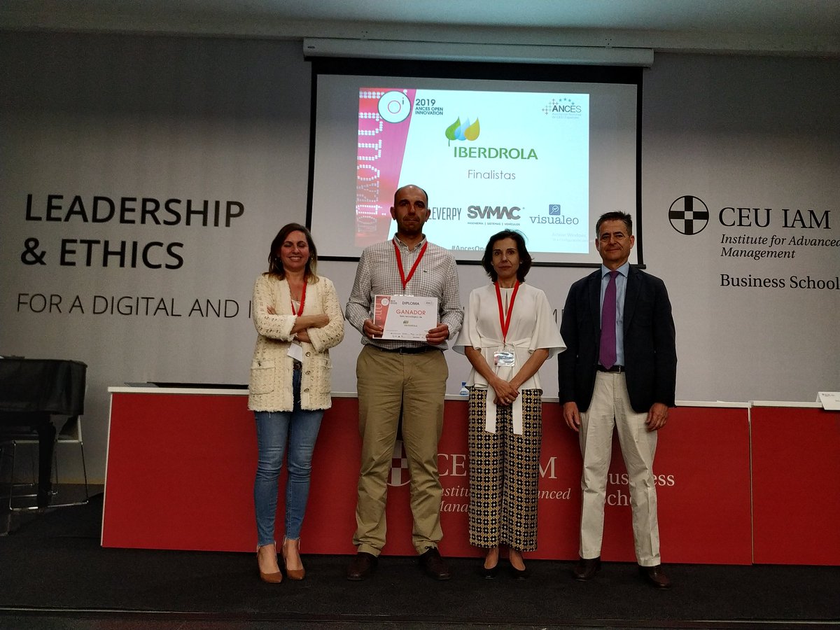 AncesSpain's tweet image. Interviene ahora @iberdrola y elige a #SVMAC como la startup que soluciona su desafío de mejorar los paneles fotovoltaicos.