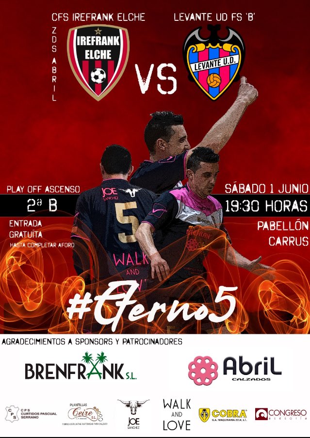 FSIrefrank's tweet photo. El fútbol sala ilicitano se despide esta temporada con un auténtico partidazo donde esta en juego el ascenso a 2a B Nacional.
#GoIre #SomosLaAlternativa #QueZumbeLaColmena https://t.co/M6BnNUB5f6