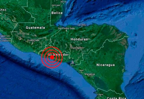 sismo en El Salvador