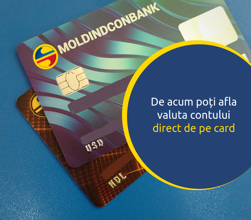 moldindconbank's tweet photo. 🤩 Deții mai multe carduri în diferite valute? 💳
 Află că de acum înainte cardurile #Moldindconbank vor fi embosate cu valuta contului (MDL / EUR / USD), pentru ca să-ți fie mai comod să alegi cardul potrivit din portmoneu. 
 #SmartBanking #FriendlyBank https://t.co/iuVHRJ4HRd