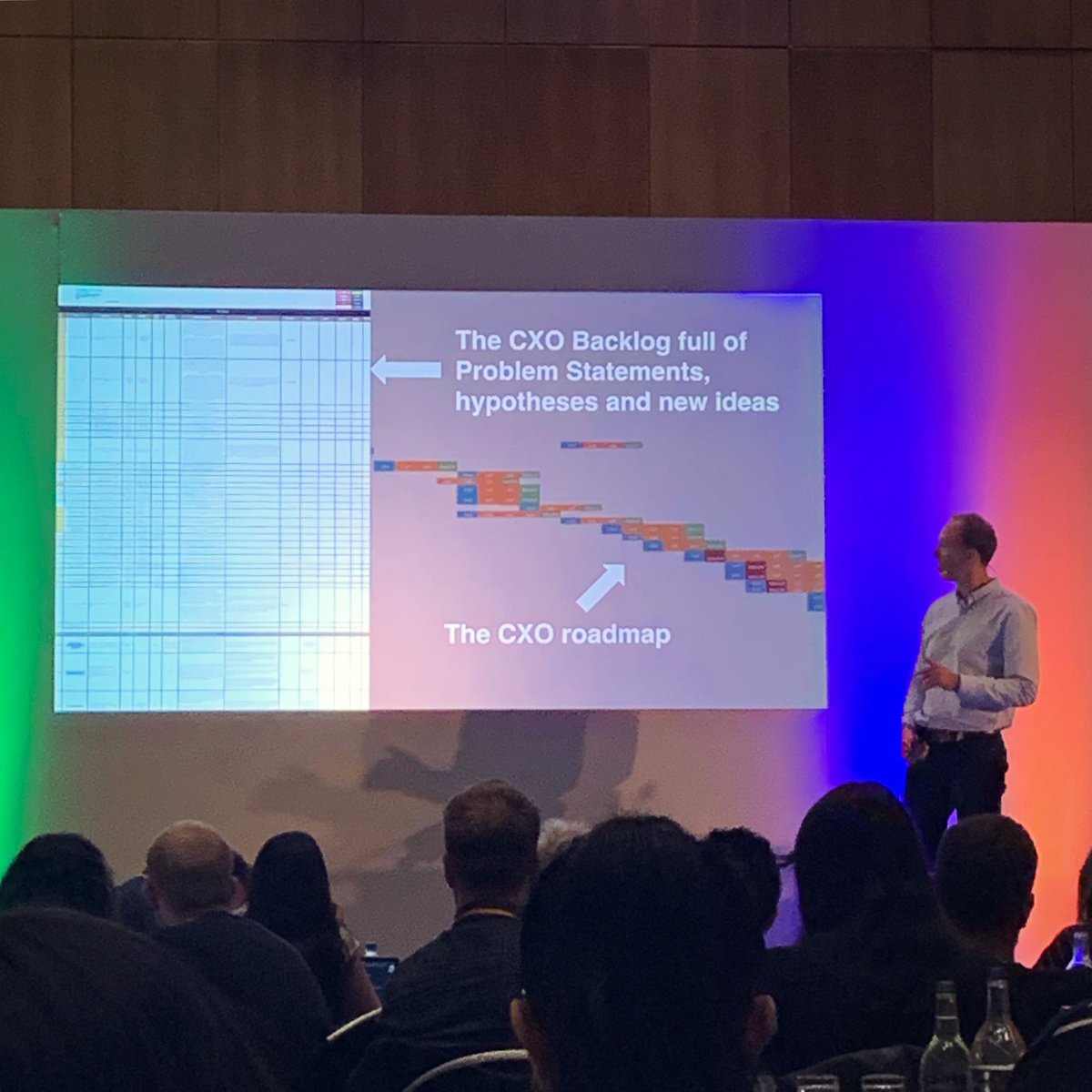 Amazing talk about constant experimentation! “Let your users decide” couldn’t agree more. Thank you so much <a href="/cjgibbins/">Chris Gibbins</a> #designop #designopsc #experiments