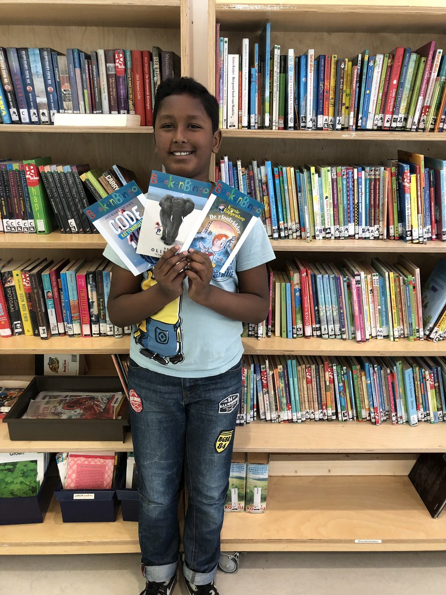 Toppers uit groep 7, wat hebben jullie veel gelezen! Een aantal zelfs al bingo! Dit is zijn hun top  3 boeken van de #boekenbingo2019! <a href="/JufSanne/">Juf Sanne</a> <a href="/blauwaventurijn/">Blauwe Aventurijn</a>