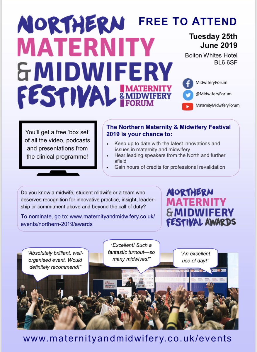 sheena_byrom's tweet photo. Calling all Northern maternity and midwifery colleagues! Do you know an unsung hero/heroine to nominate 4 any of these wonderful awards? Shine a light on someone 💡 🌟 closing date  7th June @MidwiferyForum @WeMidwives @dunkleybent @Midwife_Claire 
https://t.co/A3sNfeUwLb RT pls https://t.co/7tMWzH43Tr