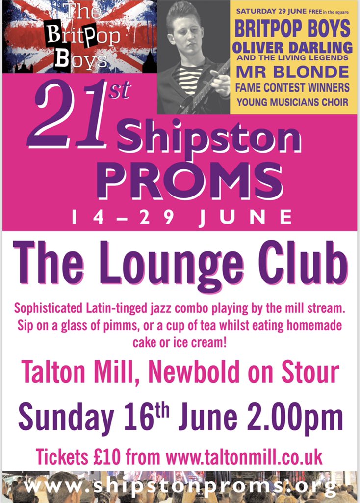 taltonmillshop's tweet photo. Tickets can be purchased in our cafe on a Friday or Saturday or online via eventbrite https://t.co/Ch4r75lfvo #shipstonproms #afternoon #tea #jazz #music #countryside #relax #taltonmill #warwickshire #stratforduponavon #shipstononstour @EventsWhatsOn @SUAHour https://t.co/mIQz35tX4p
