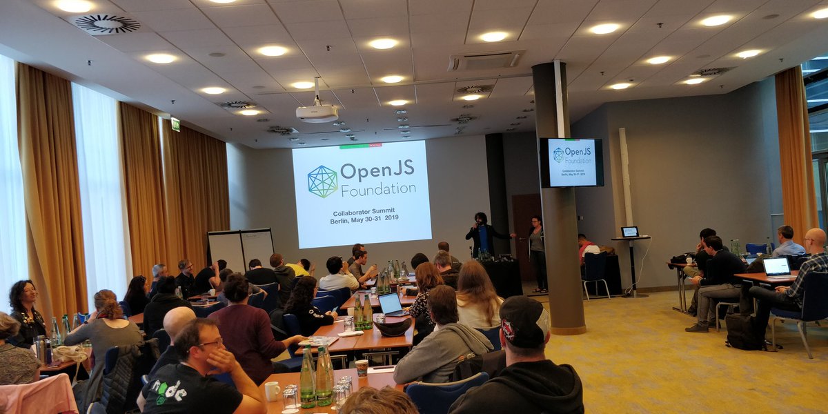 WaleedAshraf01's tweet image. OpenJS Collaborator Summit kicked off.
To join remotely, link for zoom are here: github.com/nodejs/summit/…
@nodejs #openjs