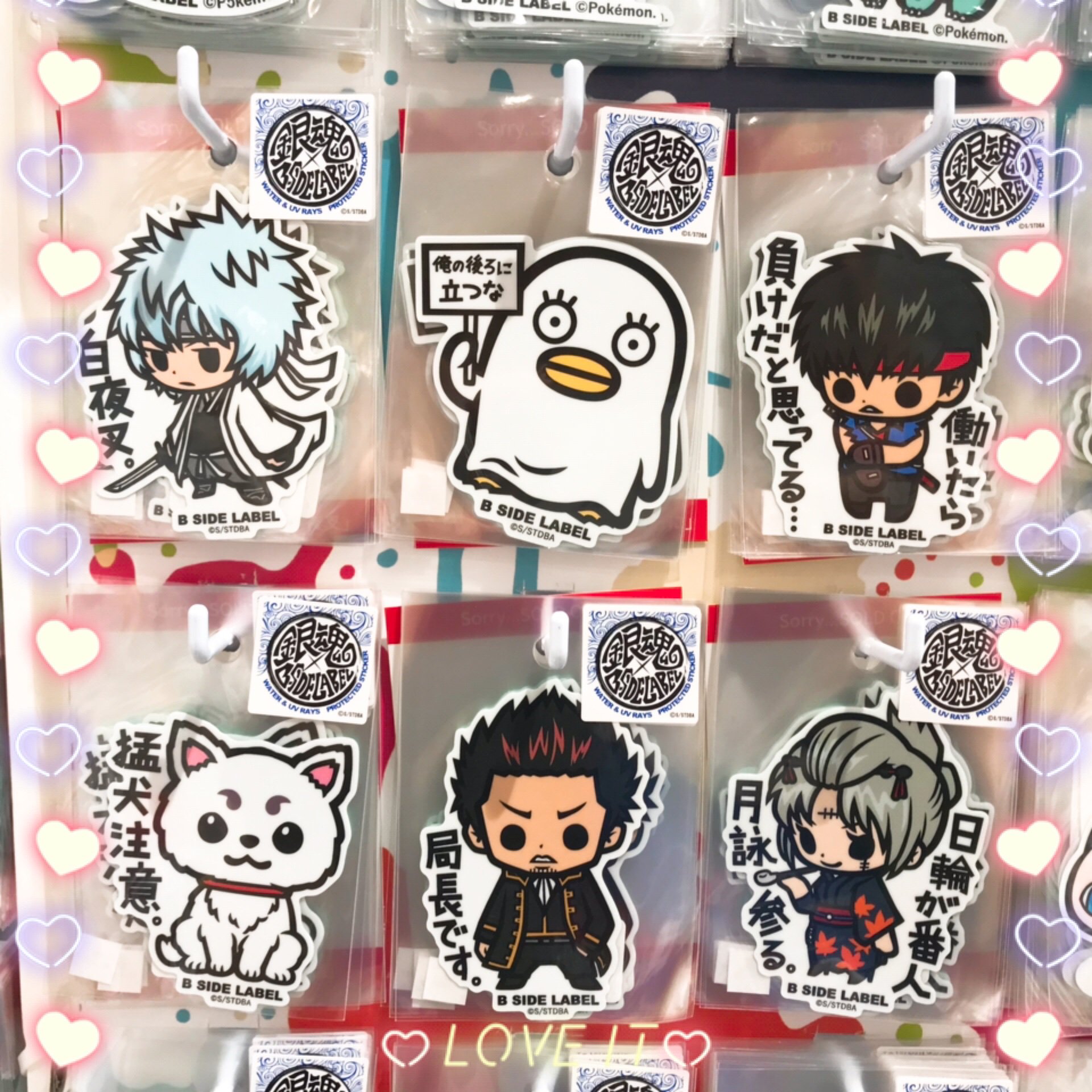 アニメ銀魂×B-SIDE LABEL コラボステッカーが登場！！！！ – B