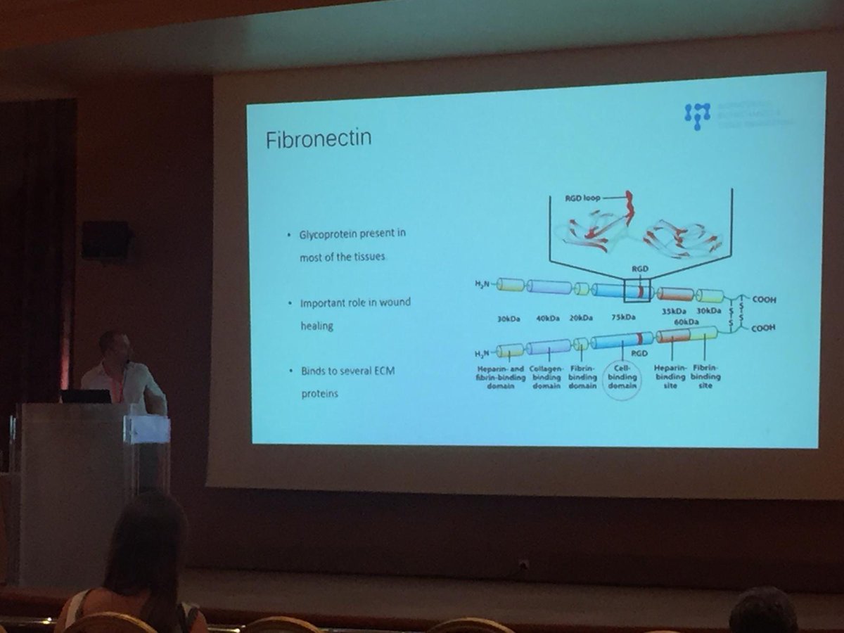 Last day at the @EuTermis
 #conference in #Rhodes, Greece. In the picture, Dr. Jordi Guillem-Marti presenting his latest #research during Tuesday's sessions. #biomaterials #biologyresearch