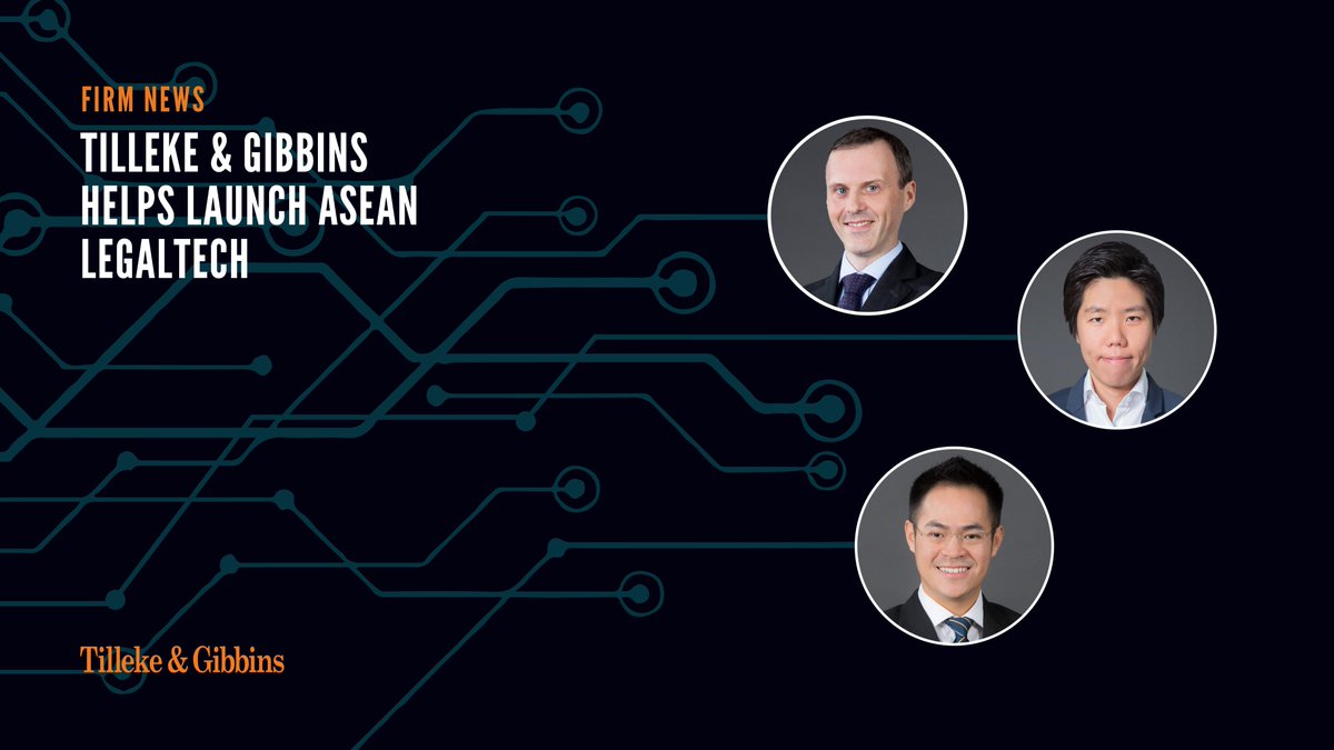 We are pleased to announce the launch of <a href="/ASEANLegalTech/">ASEAN LegalTech</a>, a multi-jurisdictional collaboration that enables legal professionals to provide more efficient and modern solutions to clients through the application of innovative tech solutions. Read more: tilleke.com/resources/till…