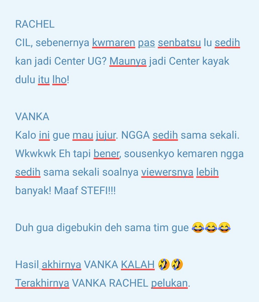 VNKDFNDR's tweet photo. [REKAP] 2

@Vanka_JKT48 di event JKT48 Battle Team @officialJKT48 hari Rabu, 29 Mei 2019.

#ChelVan is back @Rachel_JKT48

😍😍
#LRJKT48BattleTeam🛡️
#LRJKTBattle⚔️ https://t.co/uci3YNCEsw
