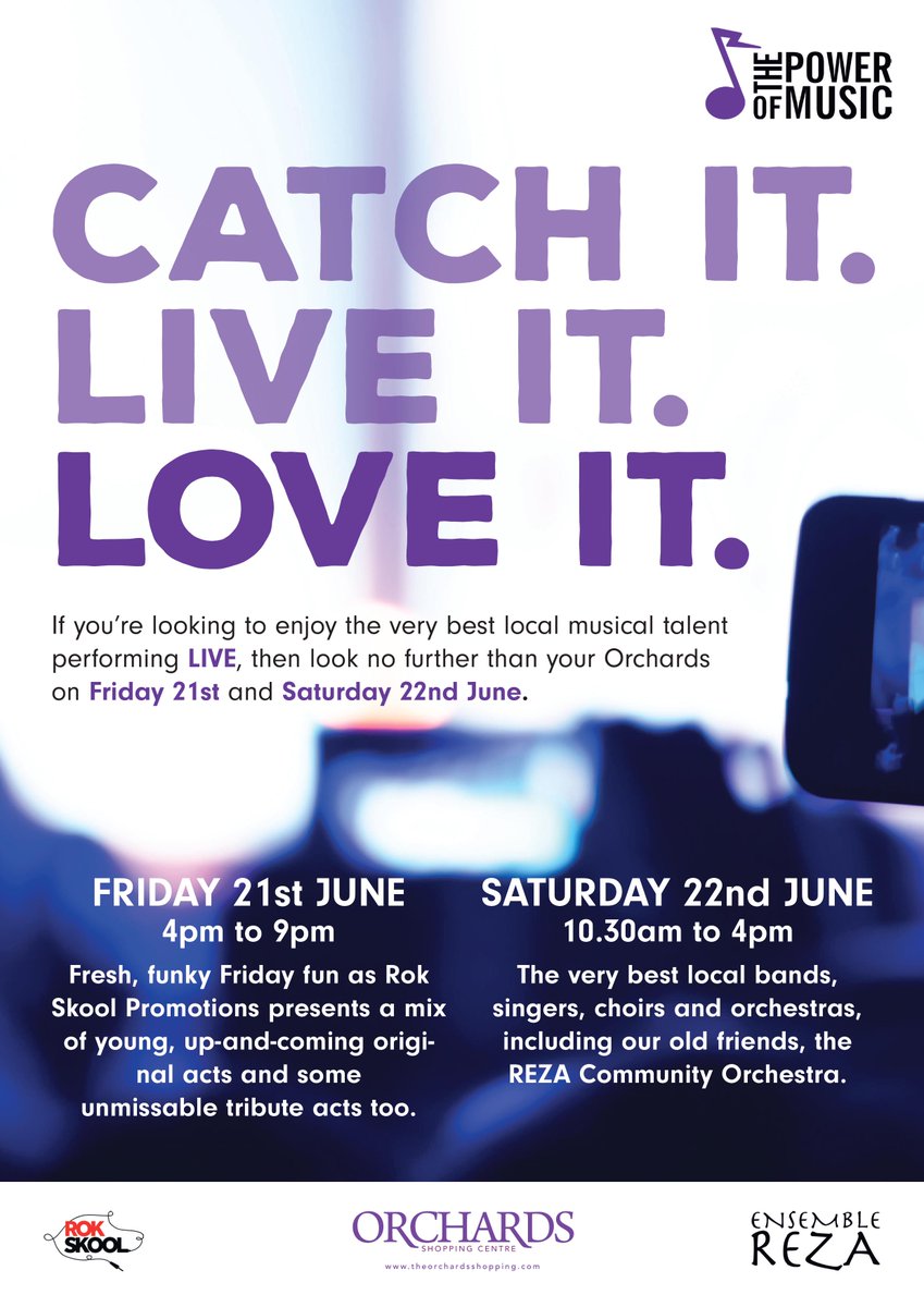 21st &amp; 22nd June!  Watch out for our POWER OF MUSIC REMIXED!