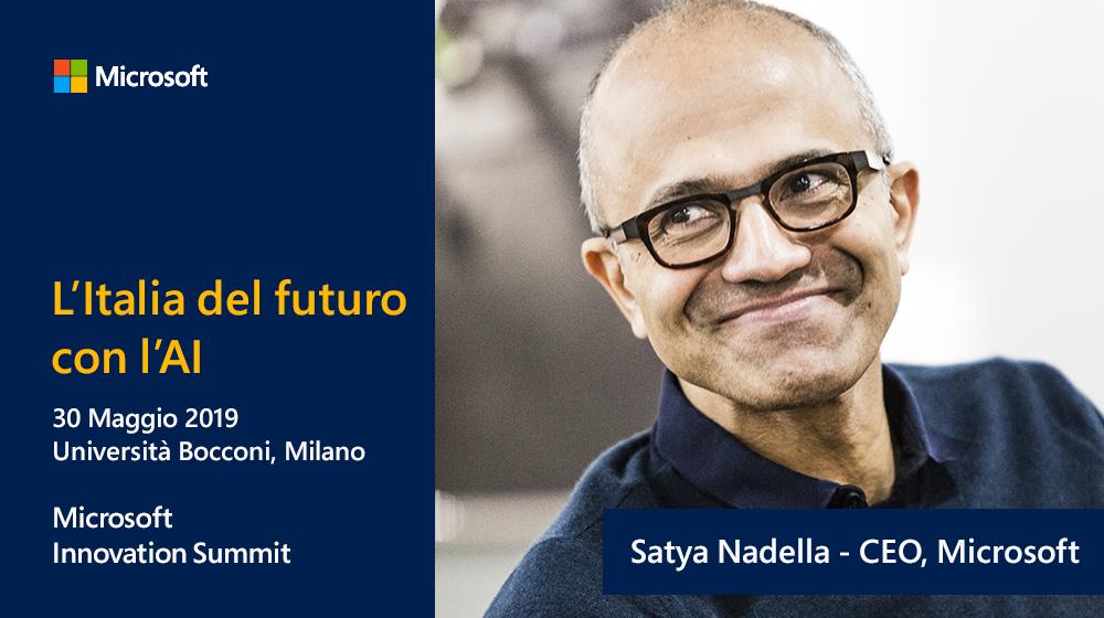 softjamIT's tweet photo. Il Microsoft Innovation Summit è iniziato! 
Segui il benvenuto di Satya Nadella in diretta ▶️https://t.co/eSKBPlBbwJ
#MSInnovationSummit #AmbizioneItalia #Microsoft #MicrosoftAI #SJWhatsNext #SoftJam #ArtificialIntelligence #Innovation #technology #BigData https://t.co/x4fg7ptm1B