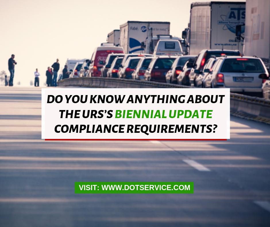 DOT_Service1's tweet photo. Do you know anything about the URS’s biennial update compliance requirements? When will they take effect and how are they going to impact your business? Visit https://t.co/NN4i0XpklL to know more.

#DOTService #BiennialUpdate #BiennialServices #DOTCompliance #FMCSA #Trucks #USA https://t.co/lqlBL7YIVh