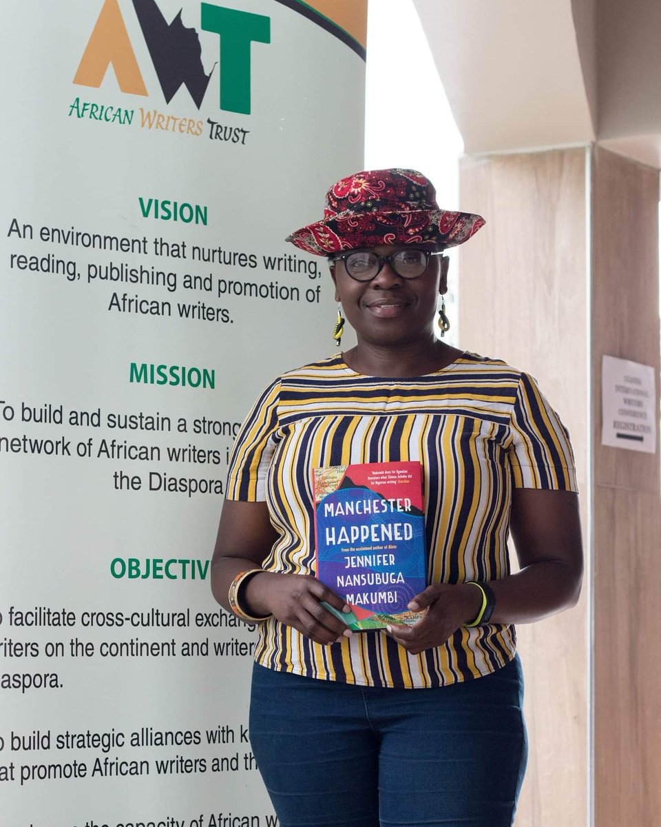 TrustAwt's tweet photo. Good morning AWT Fam,

Have you read Manchester Happened by Jennifer Nansubuga Makumbi ? 
What's your favorite story? 
What do you think about the book?
.
.
Let us know in the comment section 👇👇
.
.
.
📷:Wrist House https://t.co/mkgUXhXjYs