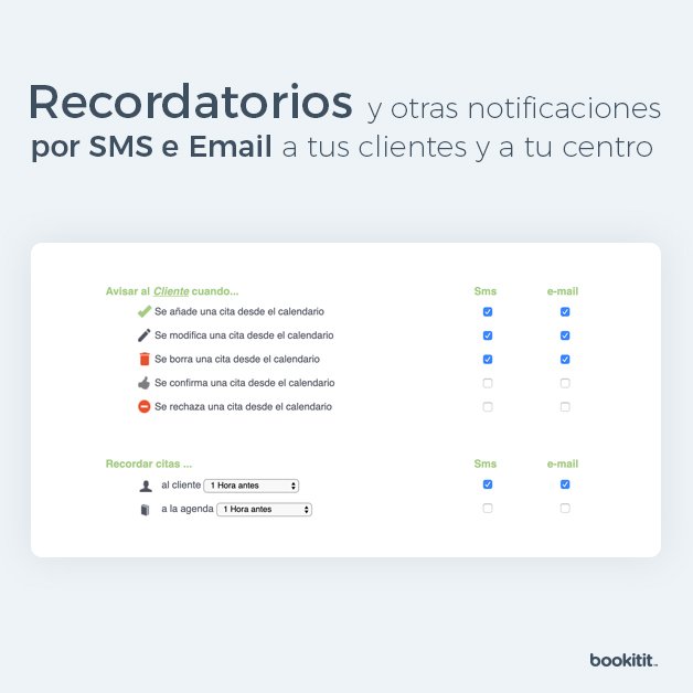 bookitit's tweet photo. Envía recordatorios de las citas y otras notificaciones a tus clientes y a u centro por SMS e Email.

#apps #startup #barber #barberia #barbershop #clinica #reservaonline #yoga #pilates #software #sistemareservas #sistemadereservasonline #appreservas #clinicadental #Talleres https://t.co/fcaEGn7slI