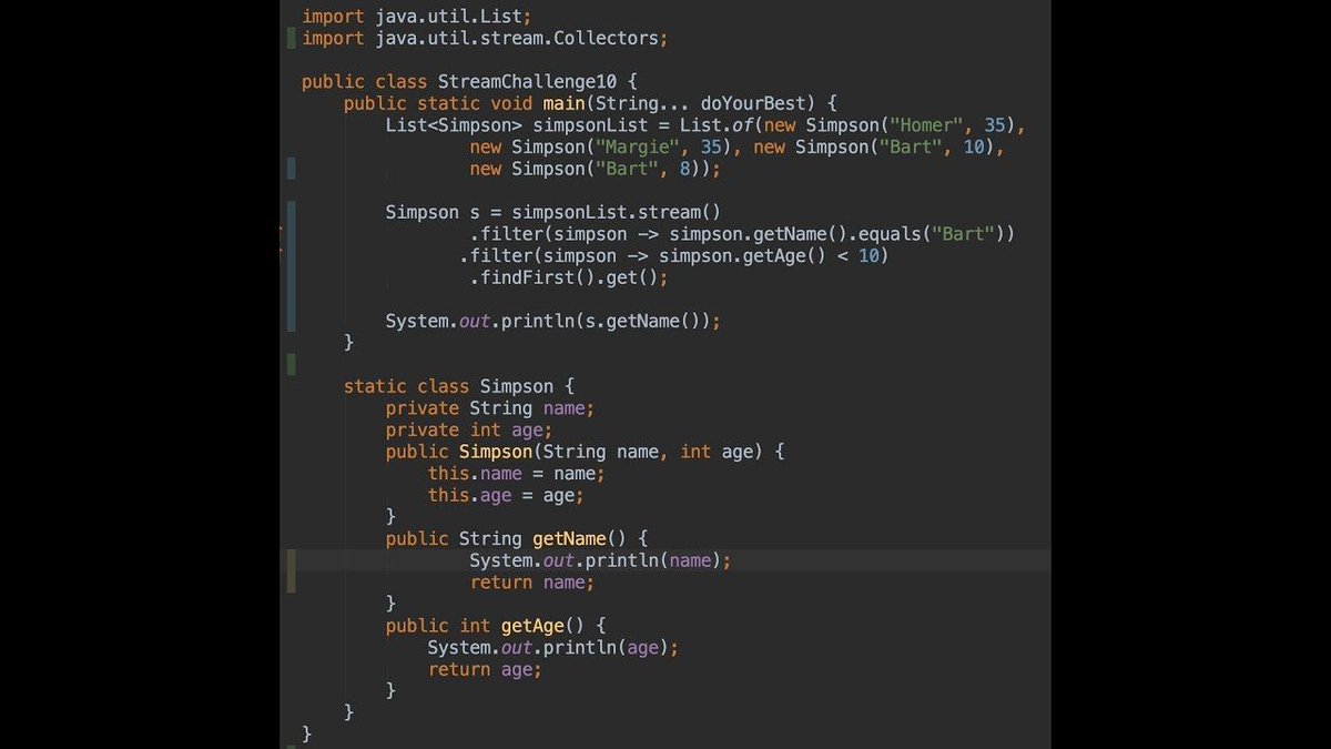 RafaDelNero's tweet image. Did you watch the #JavaChallenge20 yet? It's about #Streams!
#JavaChallengesVideos
Absorb these concepts and improve your @Java skills:
youtu.be/yqONF0SiXtQ