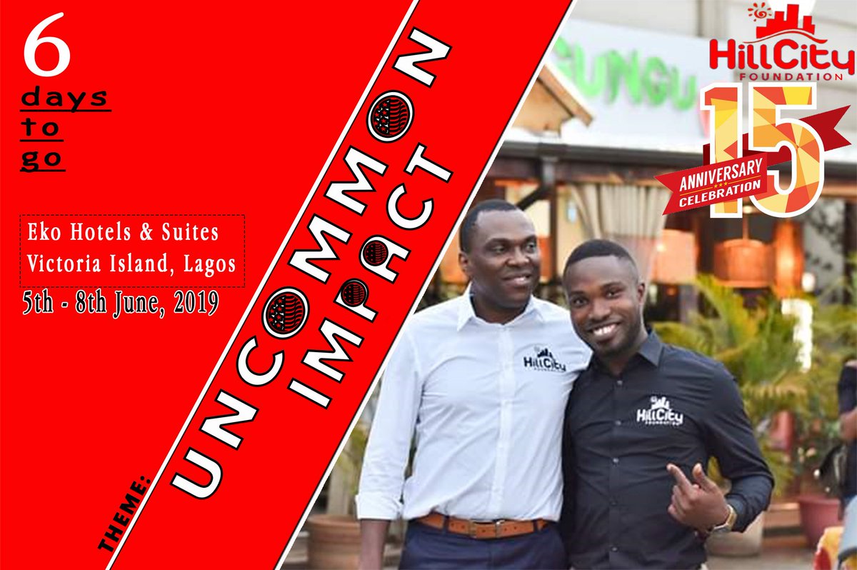 HCF_NG's tweet photo. 15 years of uncommon Impact.
15 years of adding value to lives.
It's almost here. 6 days to go.
#HCF15thAnniversary
#UncommonImpact
#AddingValueToLives https://t.co/GqeNdB2ATR