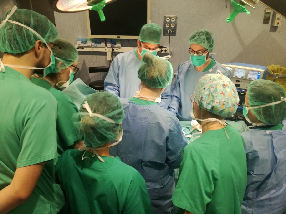 PerePlanellas's tweet photo. Segundo día del Curso de Proctología para Residentes de la @aecirujanos en el @htrueta de Girona. Hoy en quirófano: Lymberg, Flap, Plug, Karydakis, Eco,... y por la tarde la teoría. @Escataq @And3rin @Ann_Piti @Juliagilgarcia @coll_farres @ac_codina https://t.co/ZrEb3nLdBG