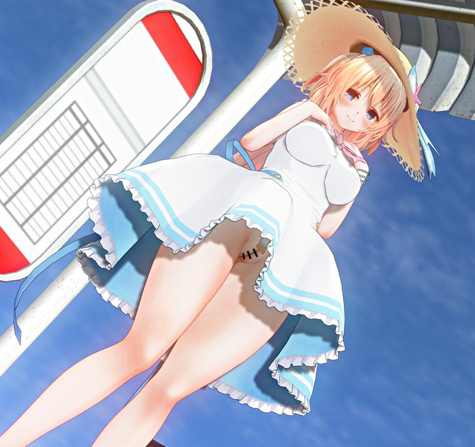 とても暑い車を待つとき 