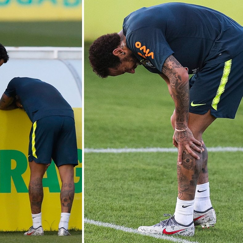 SpanishOption's tweet image. Adding insult to injury:

@CBF_Futebol has stripped @neymarjr of the captaincy for the 2019 @copaamerica. Neymar was later pictured limping off injured after training with National Squad.

#CopaAmerica #Brasil #Brazil #Neymar #NeymarJr #CopaAmerica2019 #SpanishOption
